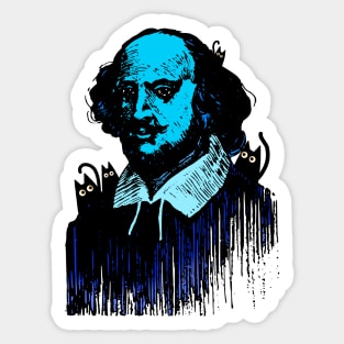 Shakespeare and the Black Cats Sticker